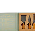 Acacia Wood Handle Cheese Knives - Set of 3
