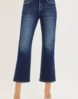 Nova Cropped Jean- Deep Blue