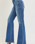 Nina Mid Rise Flare Jeans