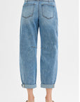 Meg Double Roll Barrel Jean