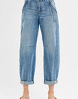 Meg Double Roll Barrel Jean