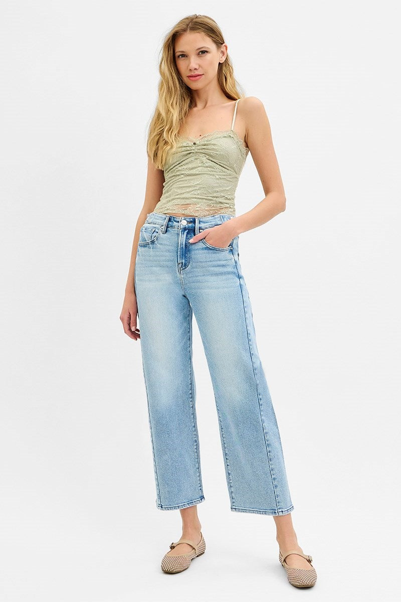 Sally High Rise Crop Jean