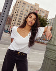 Phoenix Oversized VNeck Tee