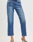 Riley Crop Straight Jean
