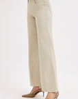 Alli Almond Wide Leg Jean