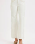 Dria Cream Wide Leg Jean
