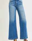Keli Creased Line Flared Jean