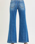 Keli Creased Line Flared Jean