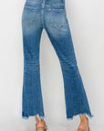 Madden Crop Fray Flare Jean
