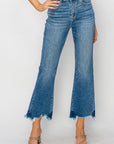 Madden Crop Fray Flare Jean