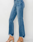 Madden Crop Fray Flare Jean