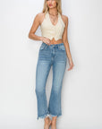 Sila Distressed Hem Jean