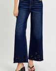 Floral Cutout Detail Jean