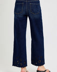 Floral Cutout Detail Jean