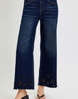 Floral Cutout Detail Jean