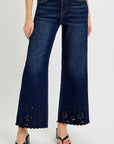 Floral Cutout Detail Jean