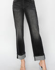 Jessica Cuffed Jean in Black