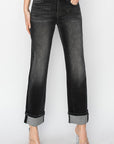 Jessica Cuffed Jean in Black