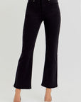 The Florence Crop- Black