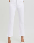 The Florence Crop- White