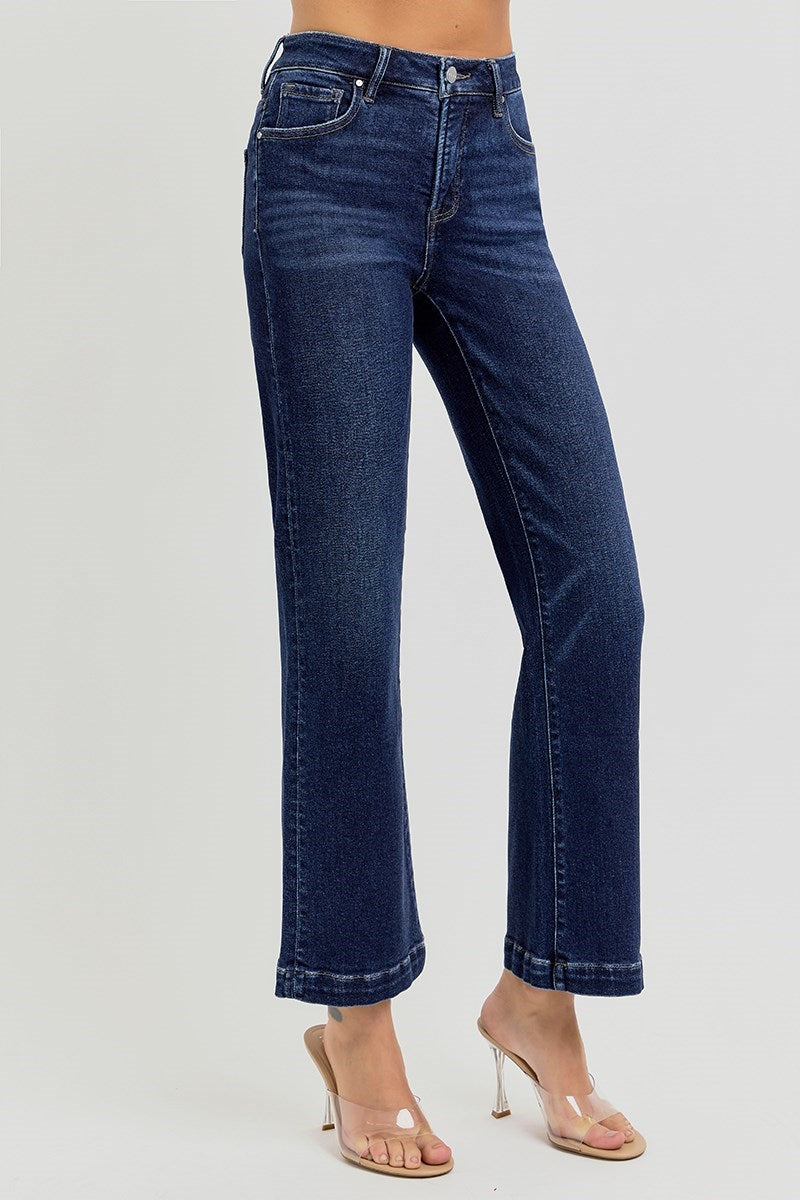 Crystal High Rise Cropped Jeans