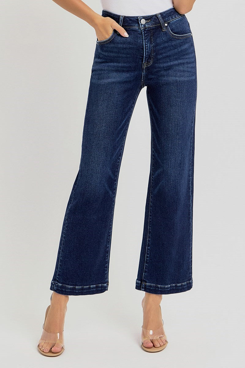 Crystal High Rise Cropped Jeans