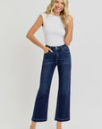 Crystal High Rise Cropped Jeans