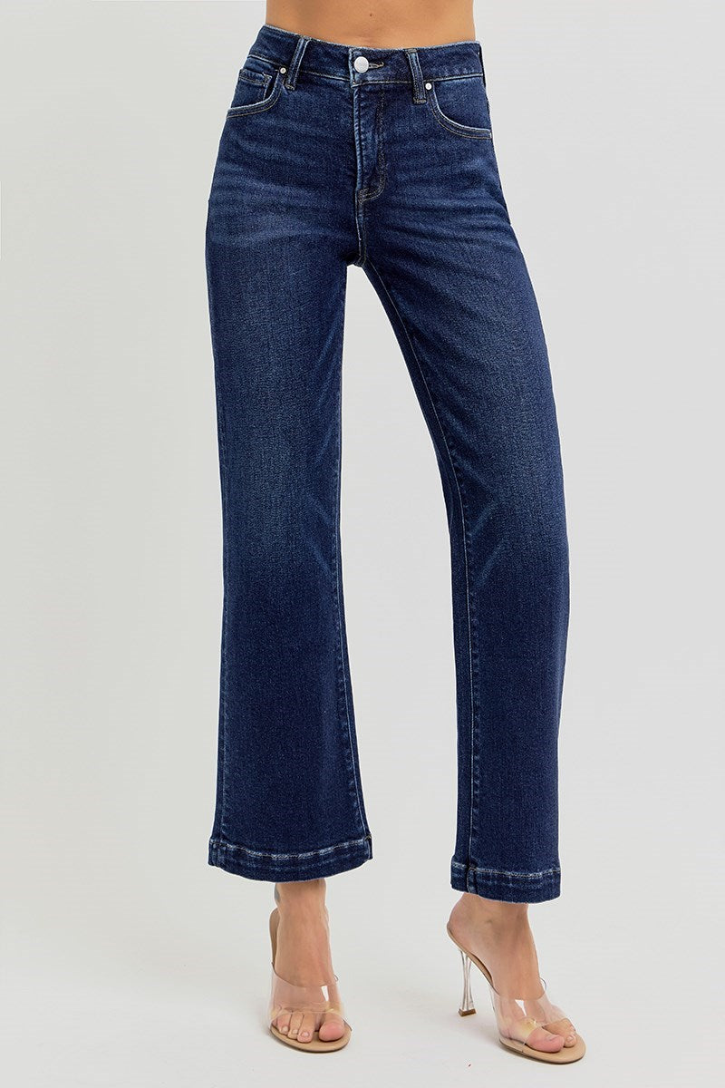 Crystal High Rise Cropped Jeans