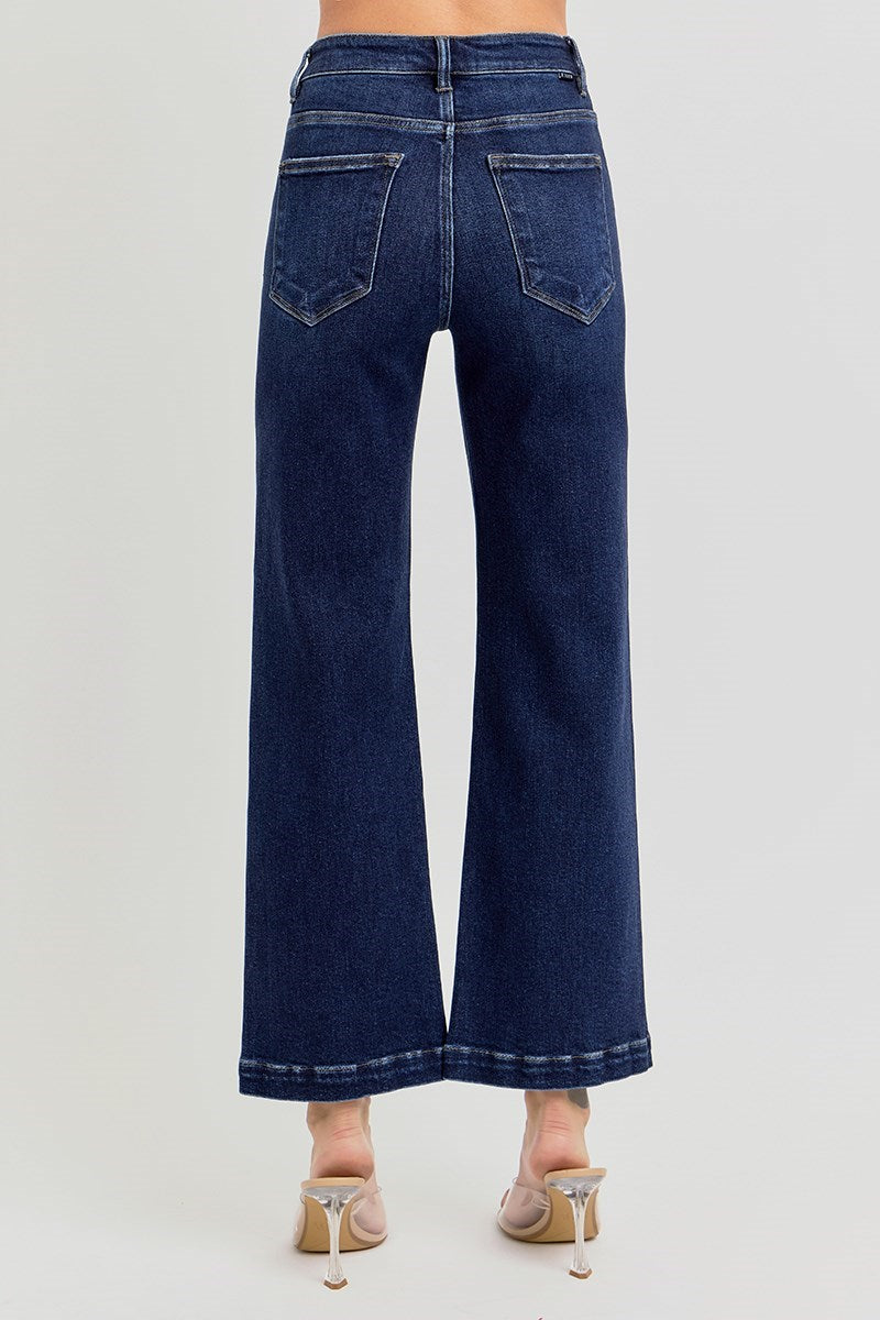 Crystal High Rise Cropped Jeans