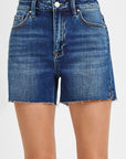 Brynne Cut Hem Short Dark