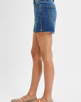 Brynne Cut Hem Short Dark