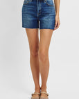Brynne Cut Hem Short Dark