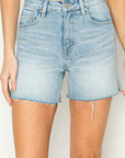 Brynne Cut Hem Short Light
