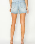 Brynne Cut Hem Short Light
