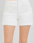 Elise High Rise Embroidered Shorts