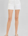 Elise High Rise Embroidered Shorts