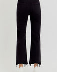 Risen Odette Crop Straight Pants — Black