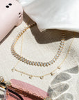 Water Resistant It’s All in a Name® *mini* Personalized Necklace (With Crystals)