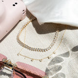 Water Resistant It’s All in a Name® *mini* Personalized Necklace (With Crystals)