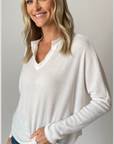 Molly Split Neck Top