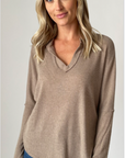 Molly Split Neck Top
