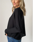 Molly Split Neck Top