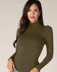 Kylie Seamless Mockneck Top