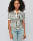 Reeve Lace Up Tee