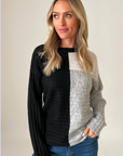 Joanna Color Block Sweater
