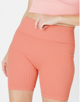 Erin Wide Ribbed Biker Short