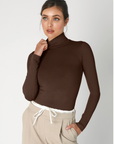 Kylie Seamless Mockneck Top