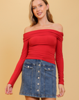 Vivi Off The Shoulder Top