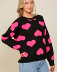 Love Struck Heart Sweater