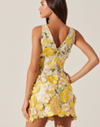 Aisha 3D Floral Dress
